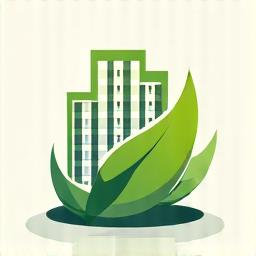 地球と葉っぱが描かれたエコフレンドリーなアイコン