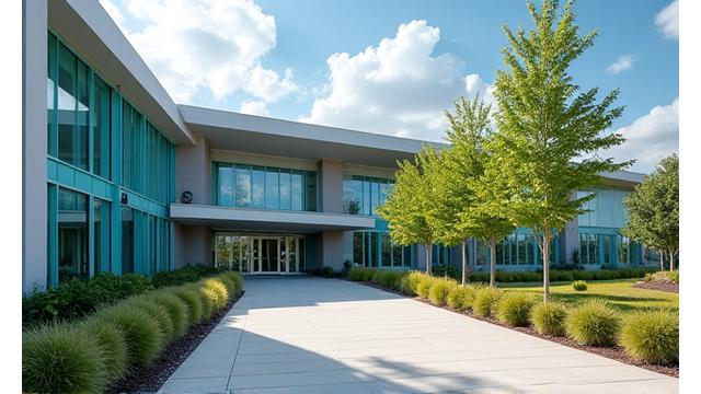 成功事例の市役所建物の外観